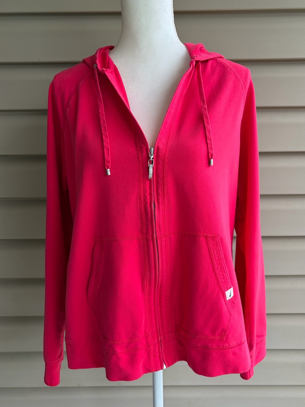 •Nautica• Women's Full Zip Hoodie Sweatshirt Jacket - Size XL